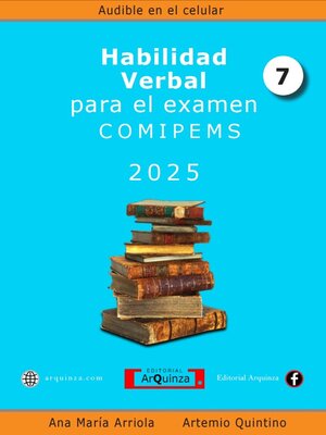 cover image of Habilidad verbal para el examen COMIPEMS 2025